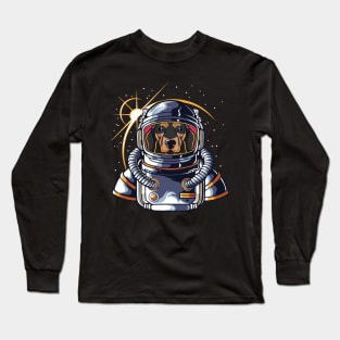 Astronaut Dachshund in Spacesuit Wiener Long Sleeve T-Shirt